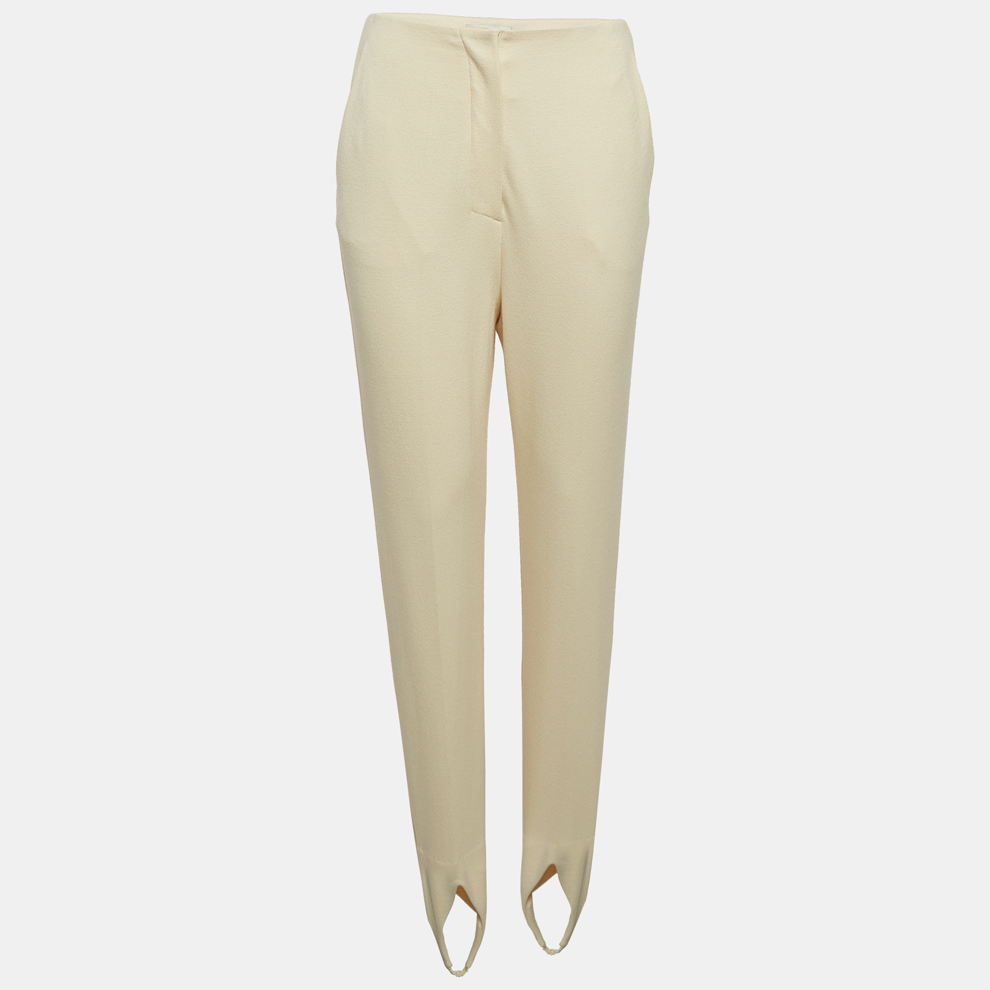 

Nanushka Cream Jersey Darby Stirrup Leggings S