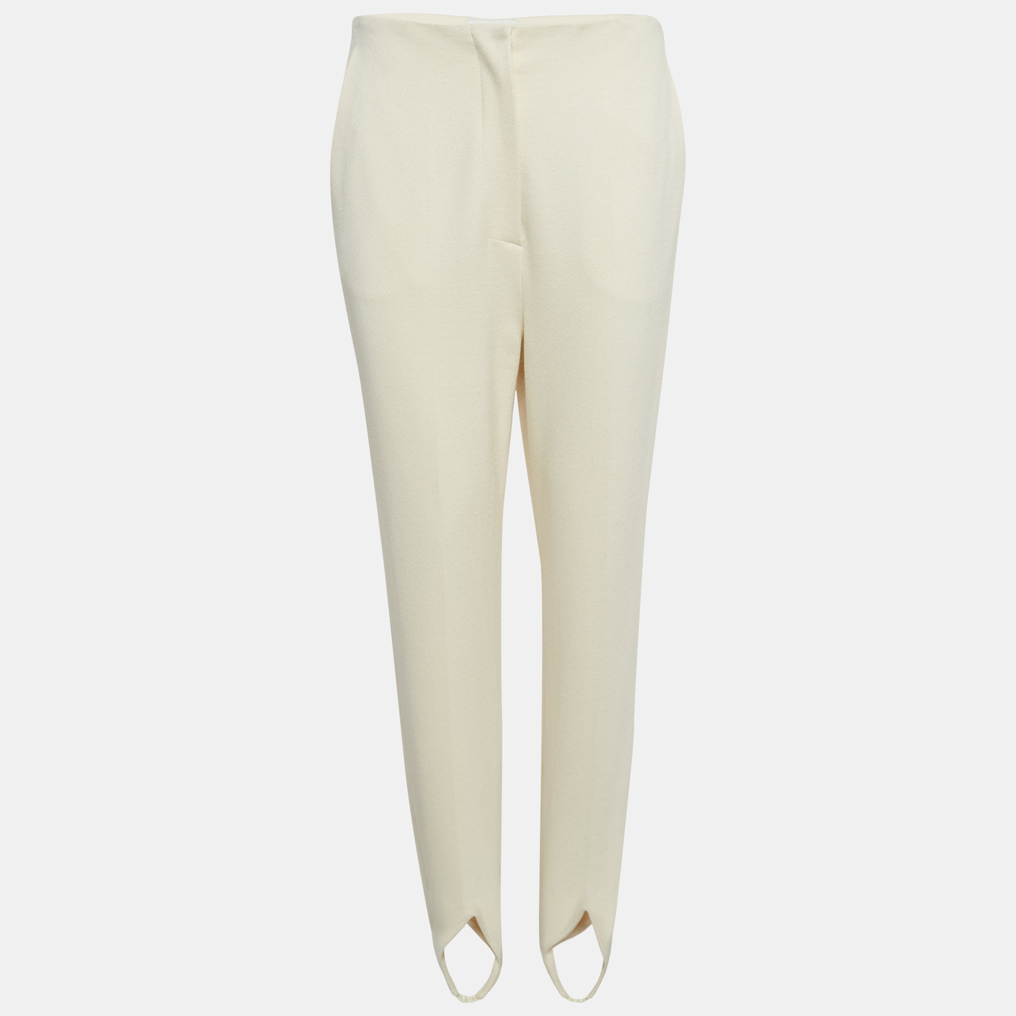 

Nanushka Cream Jersey Darby Stirrup Leggings M