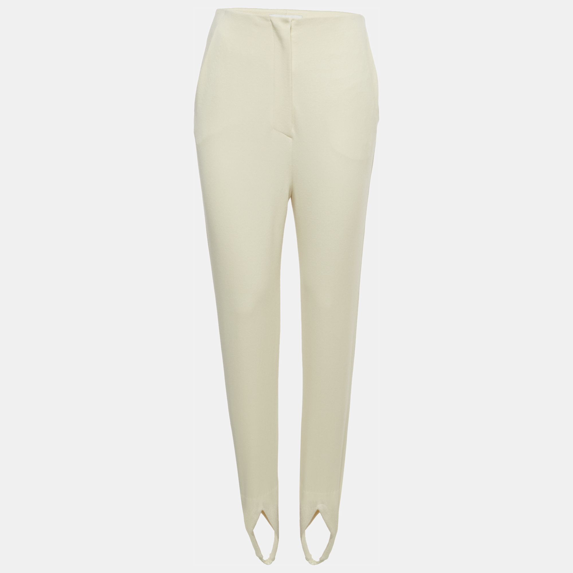 

Nanushka Cream Jersey Darby Stirrup Leggings XS