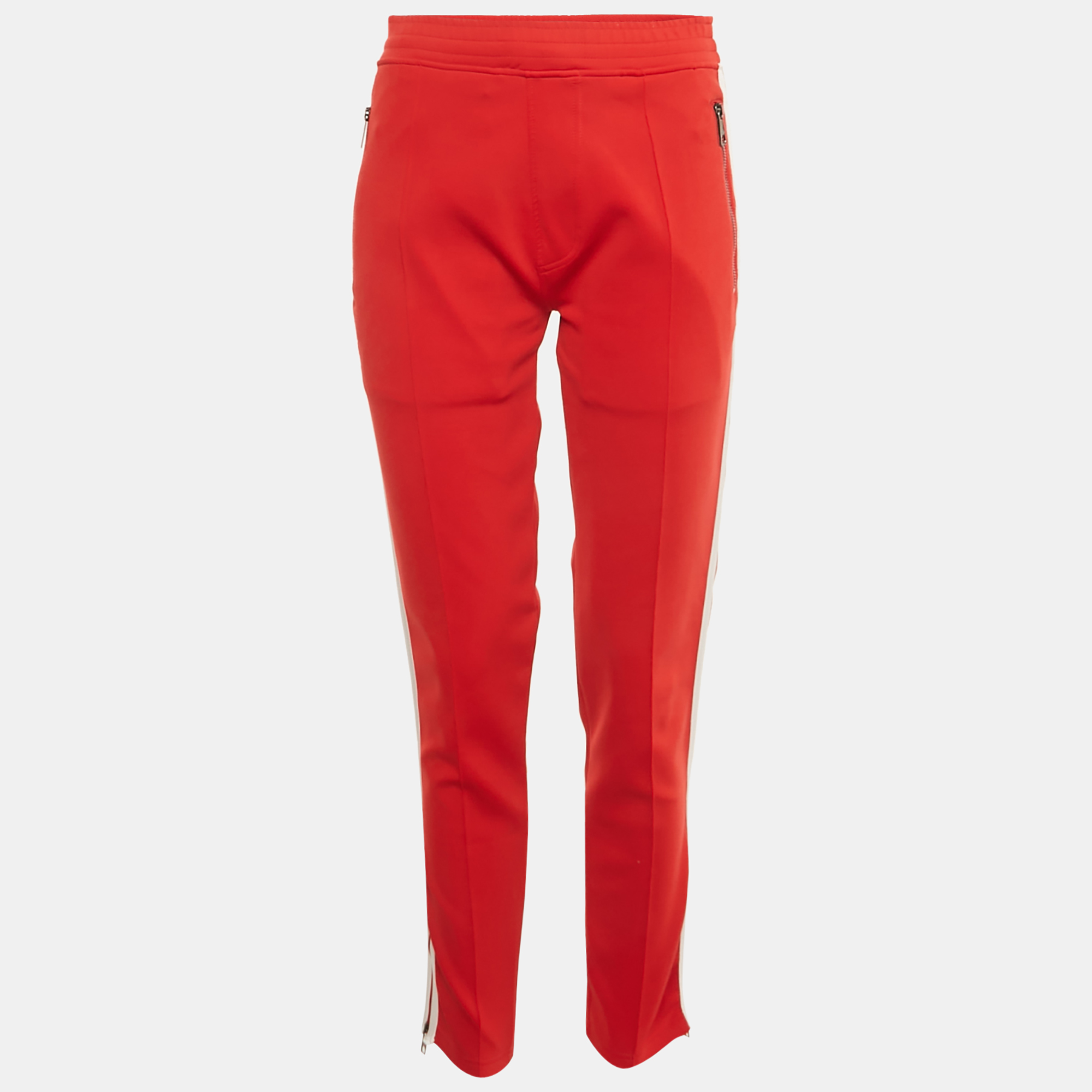 

Neil Barrett Red Jersey Super Skinny Fit Track Pants S