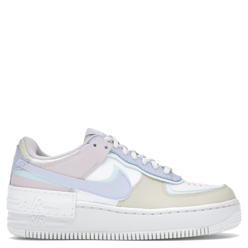 Pre-owned Nike Wmns Air Force 1 Shadow Pastel Sneakers Size 37.5 In Multicolor