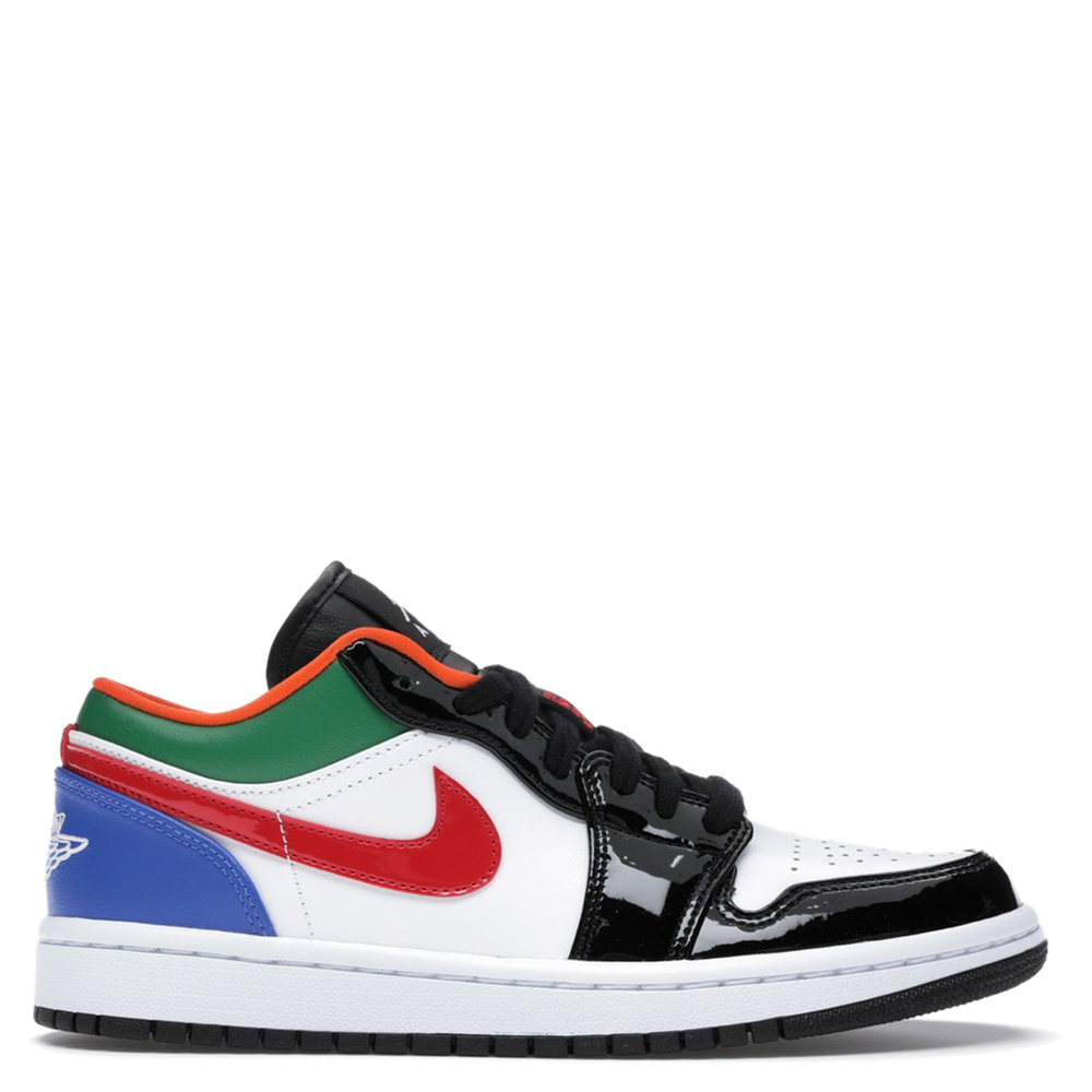 

Nike Jordan 1 Low Multi Black Toe Size  US 6.5W, Multicolor