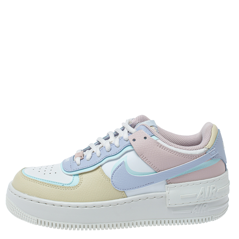 

Nike WMNS Air Force 1 Shadow Summit White/Ghost Sneakers Size .5, Multicolor
