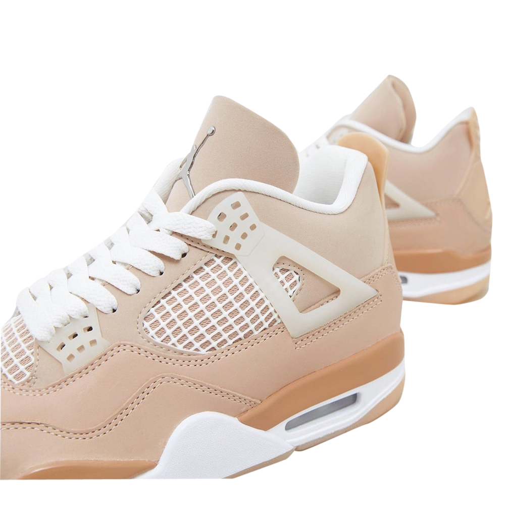 

Jordan 4 WMNS Shimmer Sneakers Size US 7W (EU, Beige