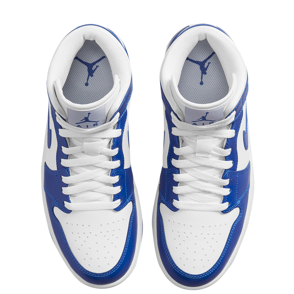 

Nike WMNS Jordan 1 Mid Kentucky Sneakers Size US 6.5W (EU, Multicolor