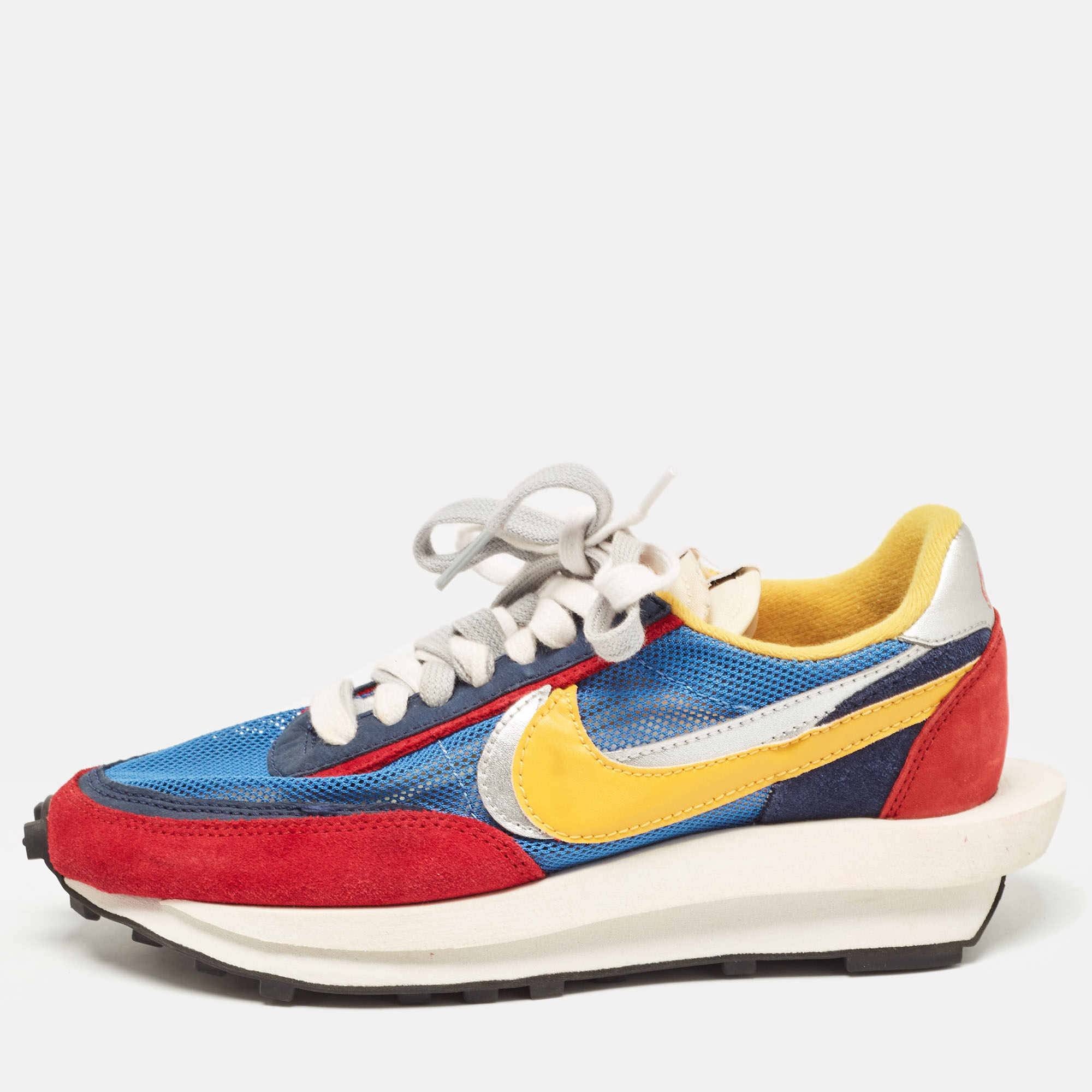 

Nike x Sacai Multicolor Leather and Suede LD Waffle Varsity Blue Sneakers Size 38