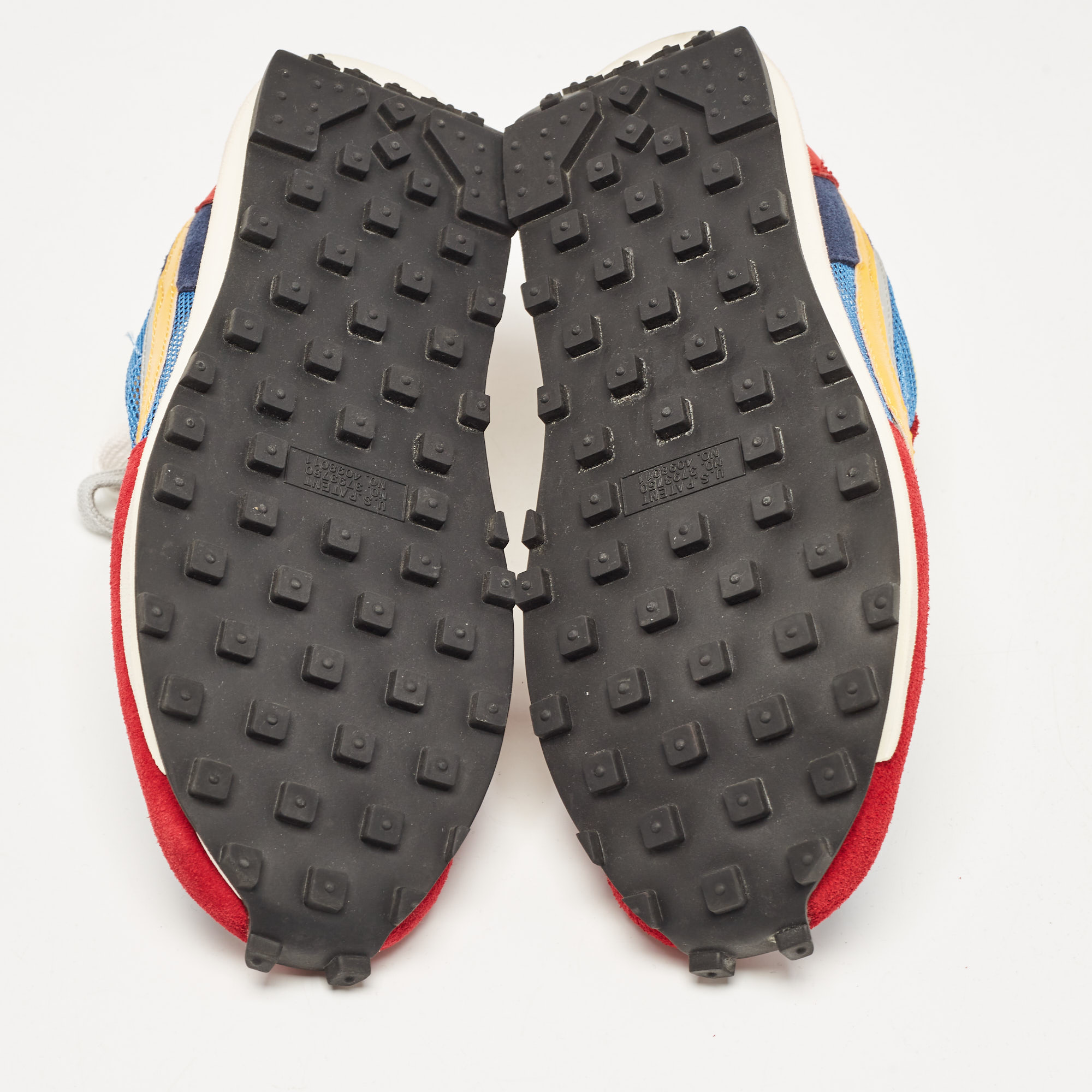 Nike x Sacai Multicolor Leather and Suede  LD Waffle Varsity Blue Sneakers Size 38 