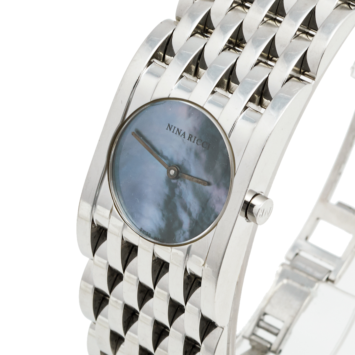 

Nina Ricci Blue Mother of Pearl Stainless Steel N000113 Women's Wristwatch