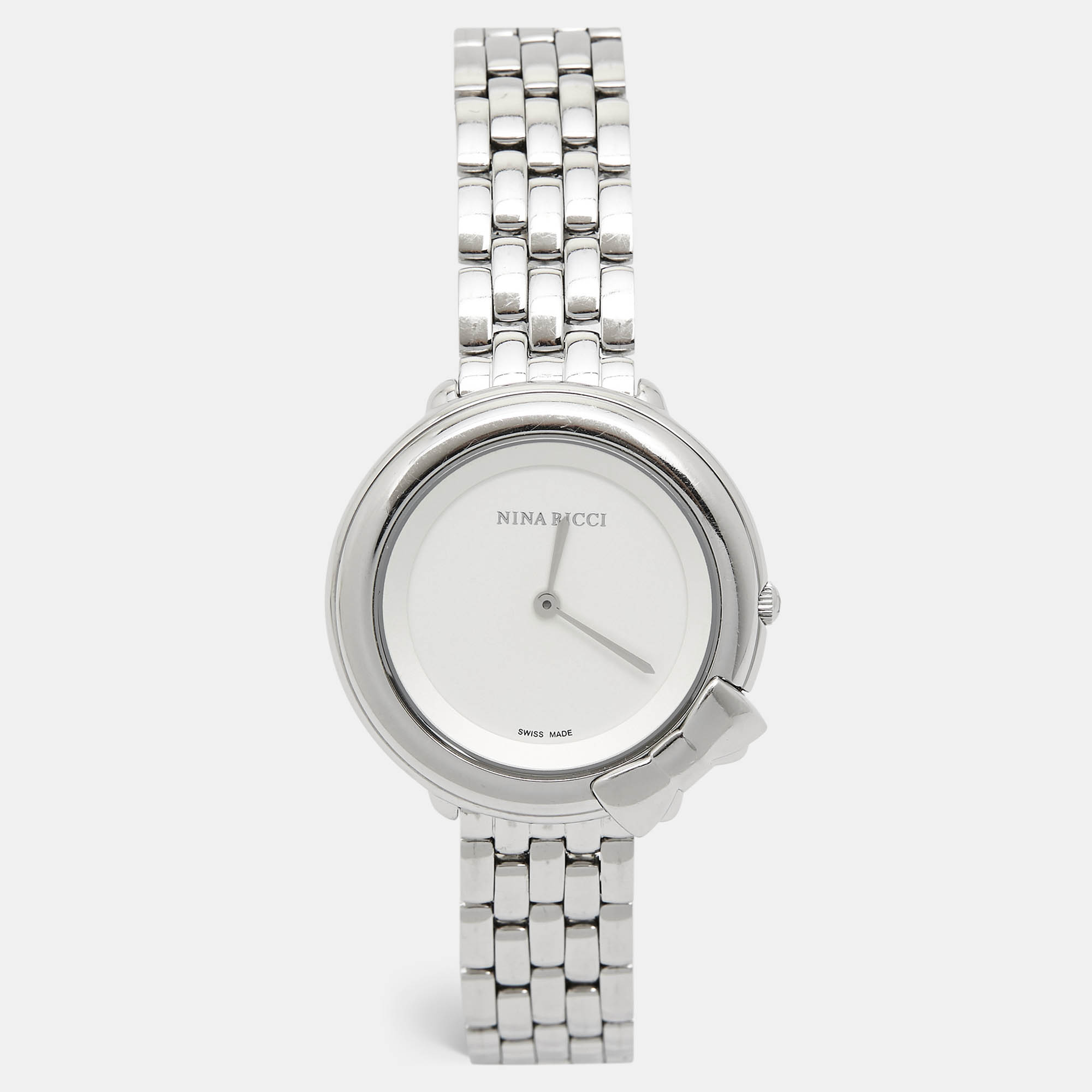 

Nina Ricci Silver Stainless Steel NR089015 Women's Wristwatch