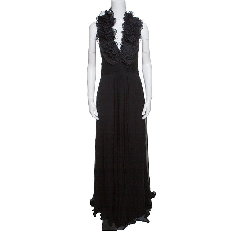 marchesa black gown