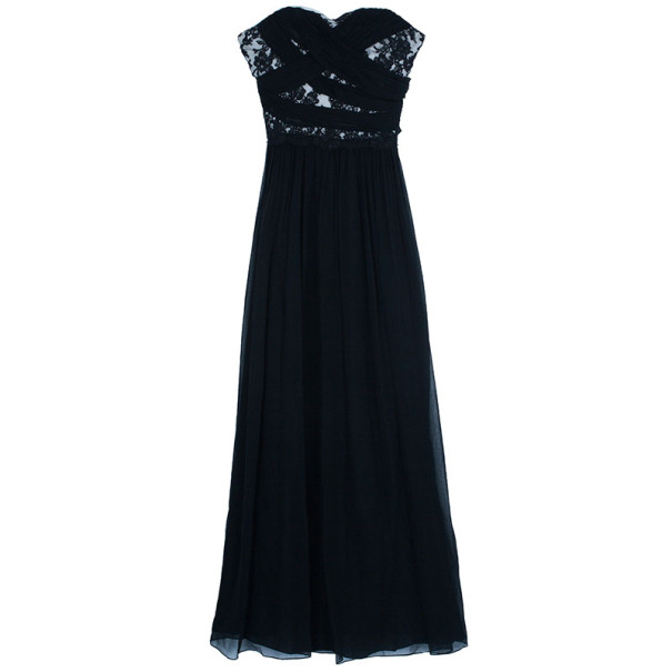 مملوكة مسبقًا فستان نوتي باي ماكيزا مونوكروم كشكشات شيفون L