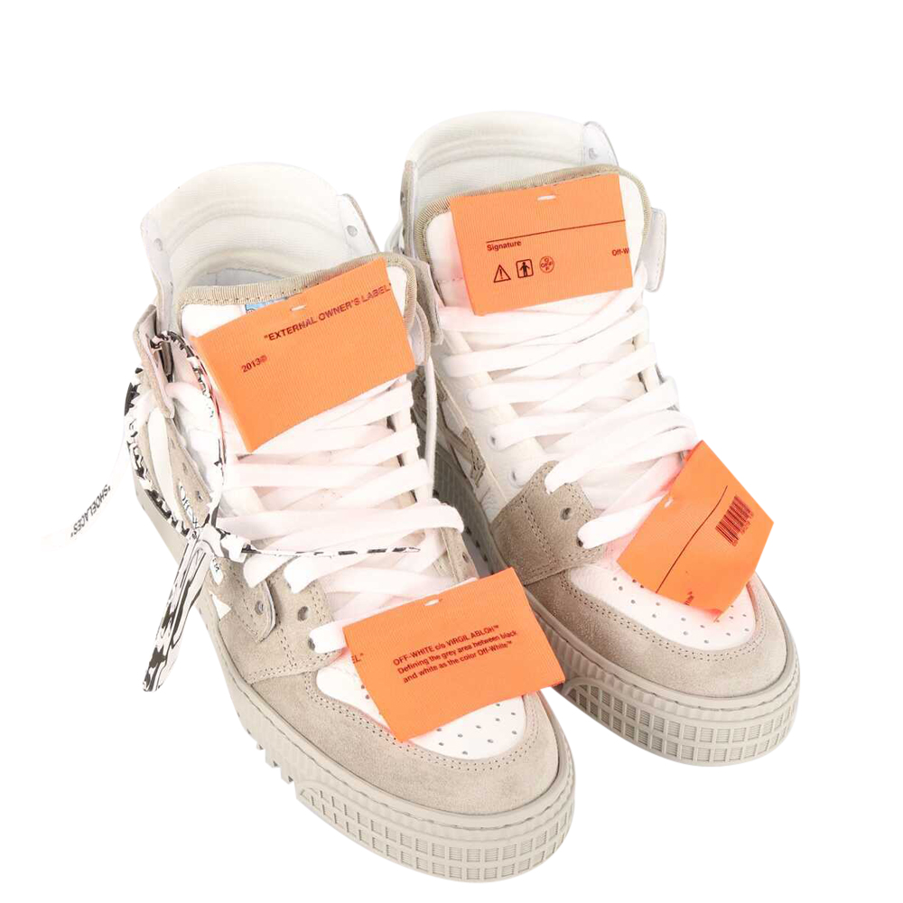 

Off-White White/Orange Off-Court 3.0 High Top Sneakers Size EU