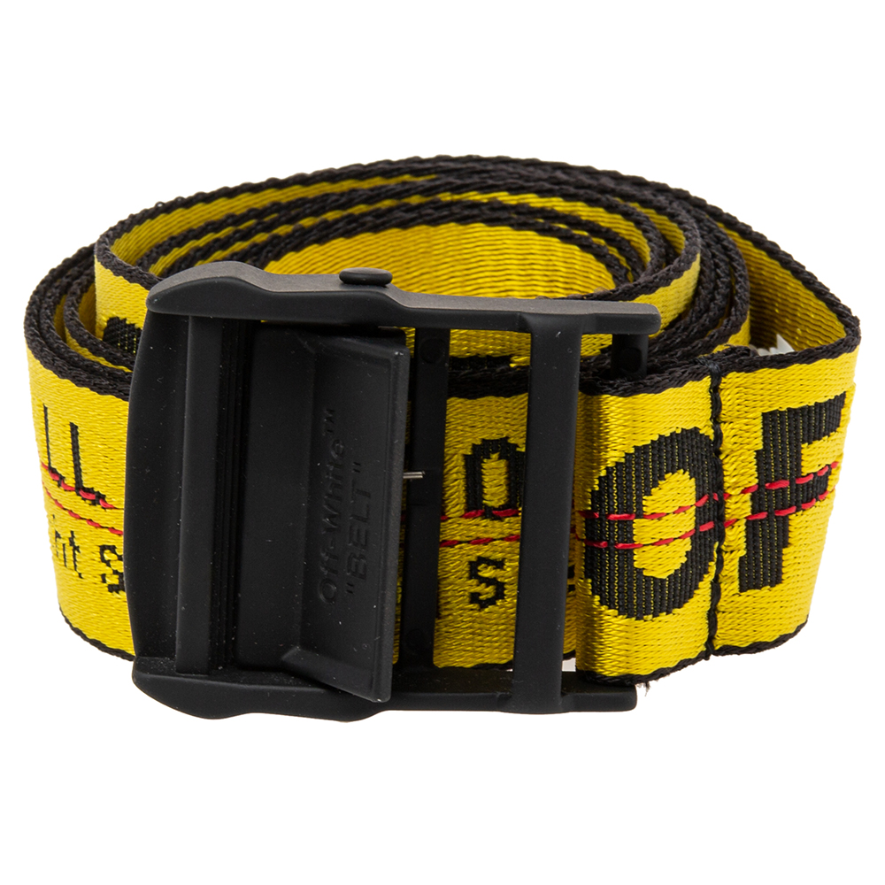 Off-White Yellow/Black Nylon Classic Industrial Belt  - buy with discount
