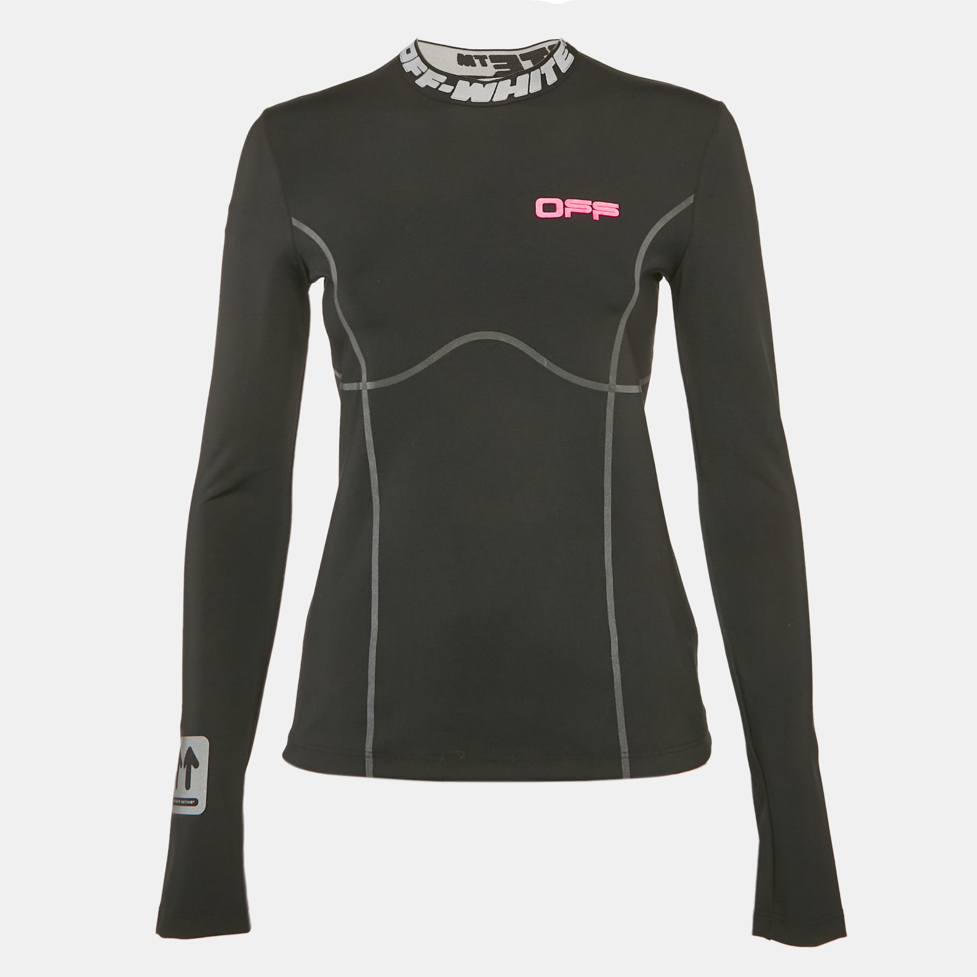 

Off-White Black Technical Jersey Pullover M