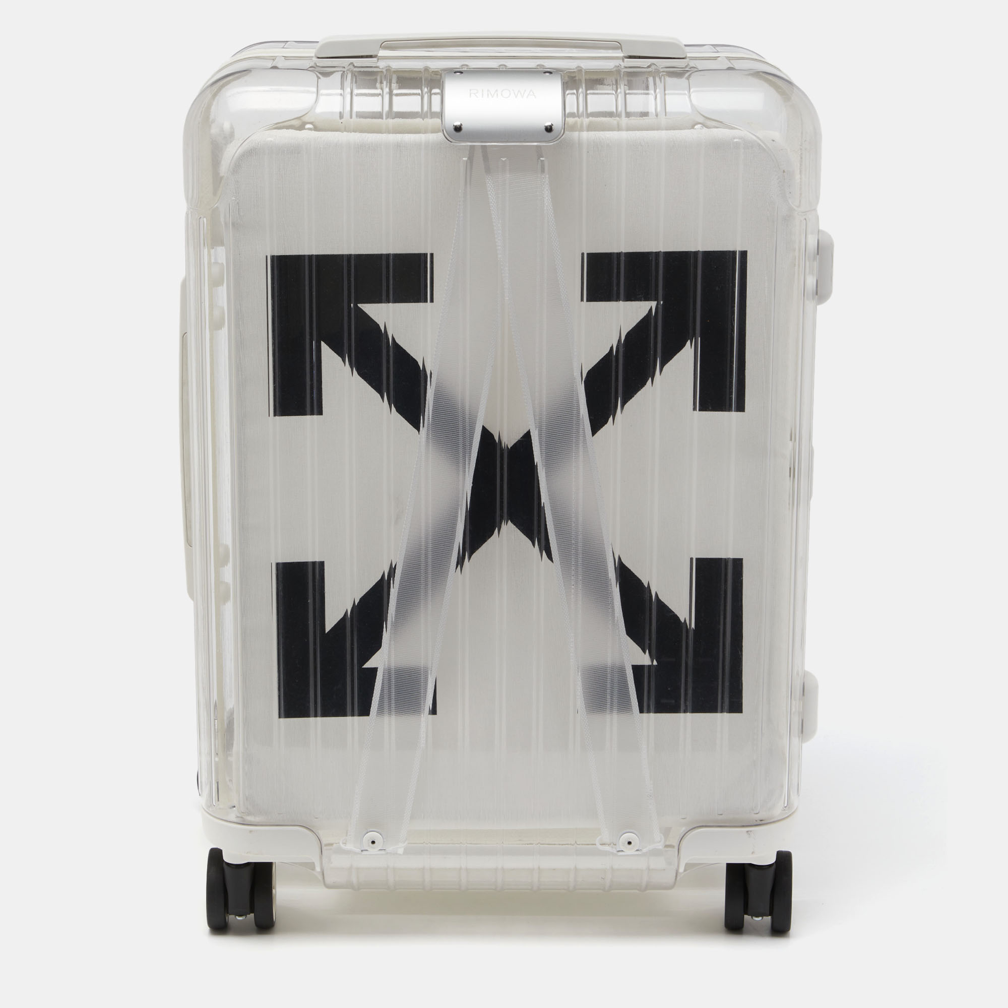 Pre-owned Off-white X Rimowa White/transparent Plexiglass See Through Suitcase