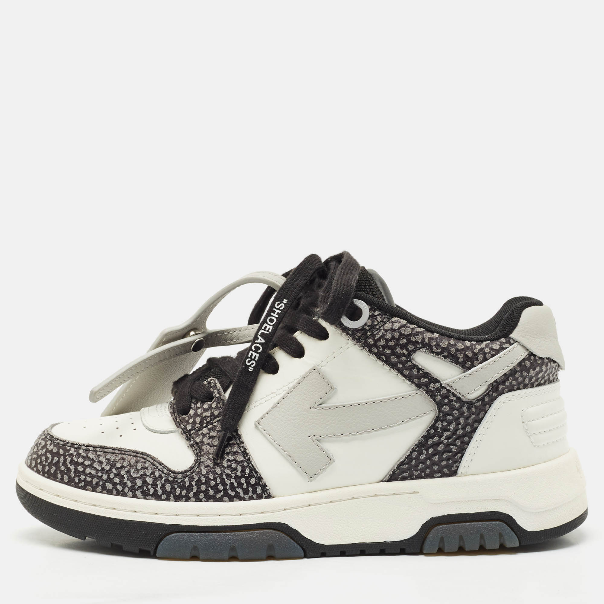 

Off-White Multicolor Leather Out Of Office Sneakers Size