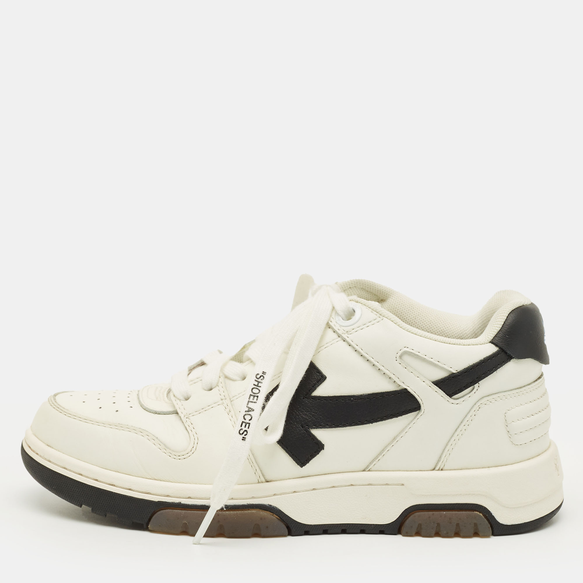 

Off-White Out Of Office Size  White Leather Low Top Sneakers