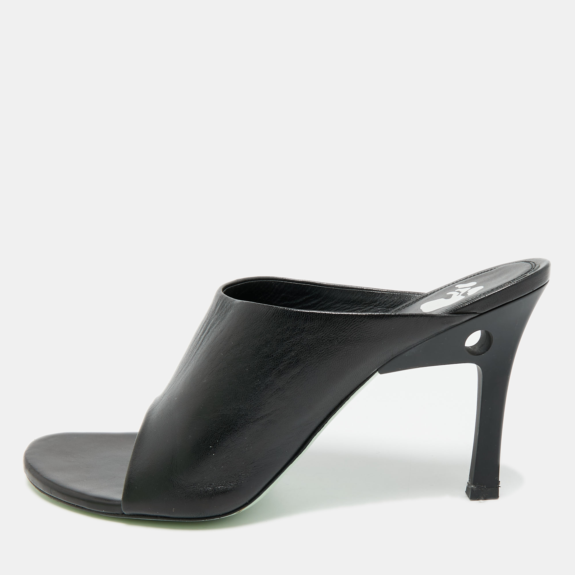 

Off-White Meteor Size  White Leather Mules