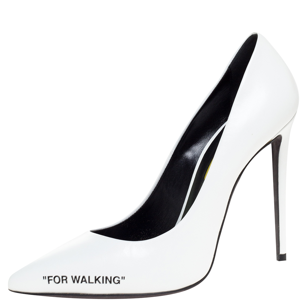 off white pumps for walking