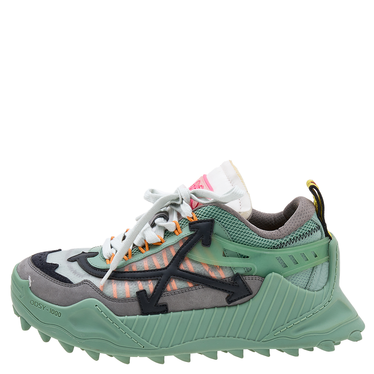 

Off-White Multicolor Mesh and Leather Odsy 1000 Sneakers Size