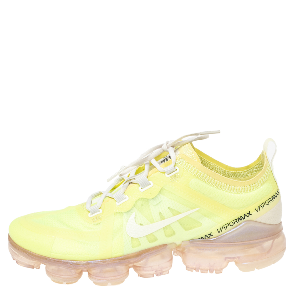 

Nike Luminous Green Nylon And Suede Air Vapormax Sneakers Size