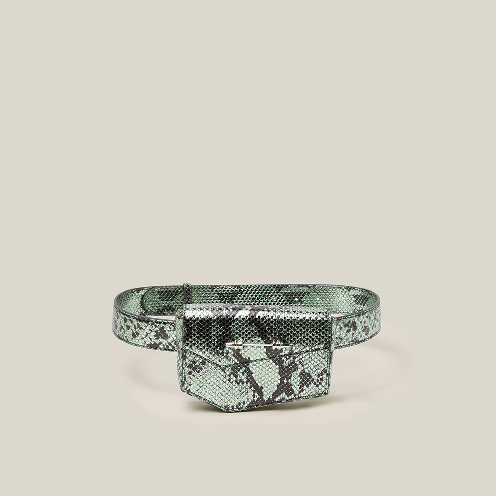 Zara snake belt online bag