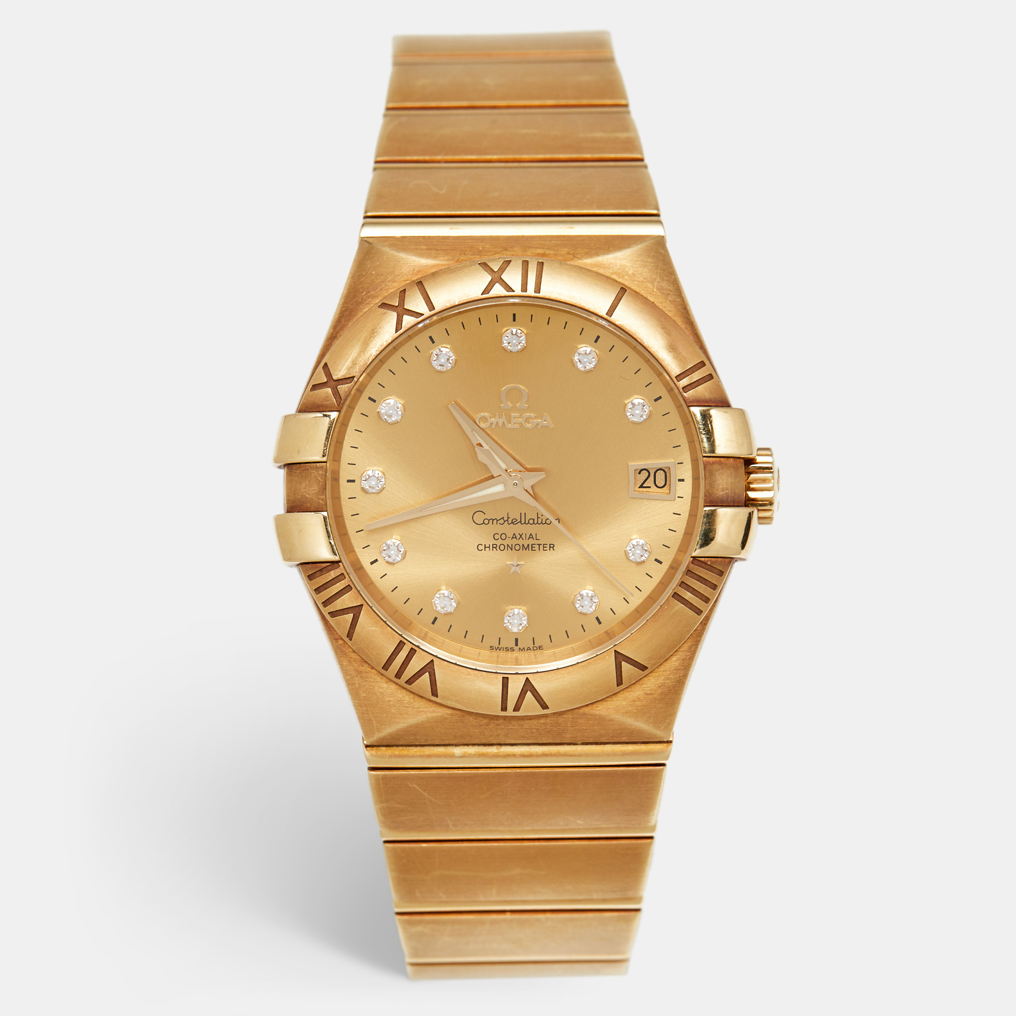 

Omega Champagne Diamond, Gold