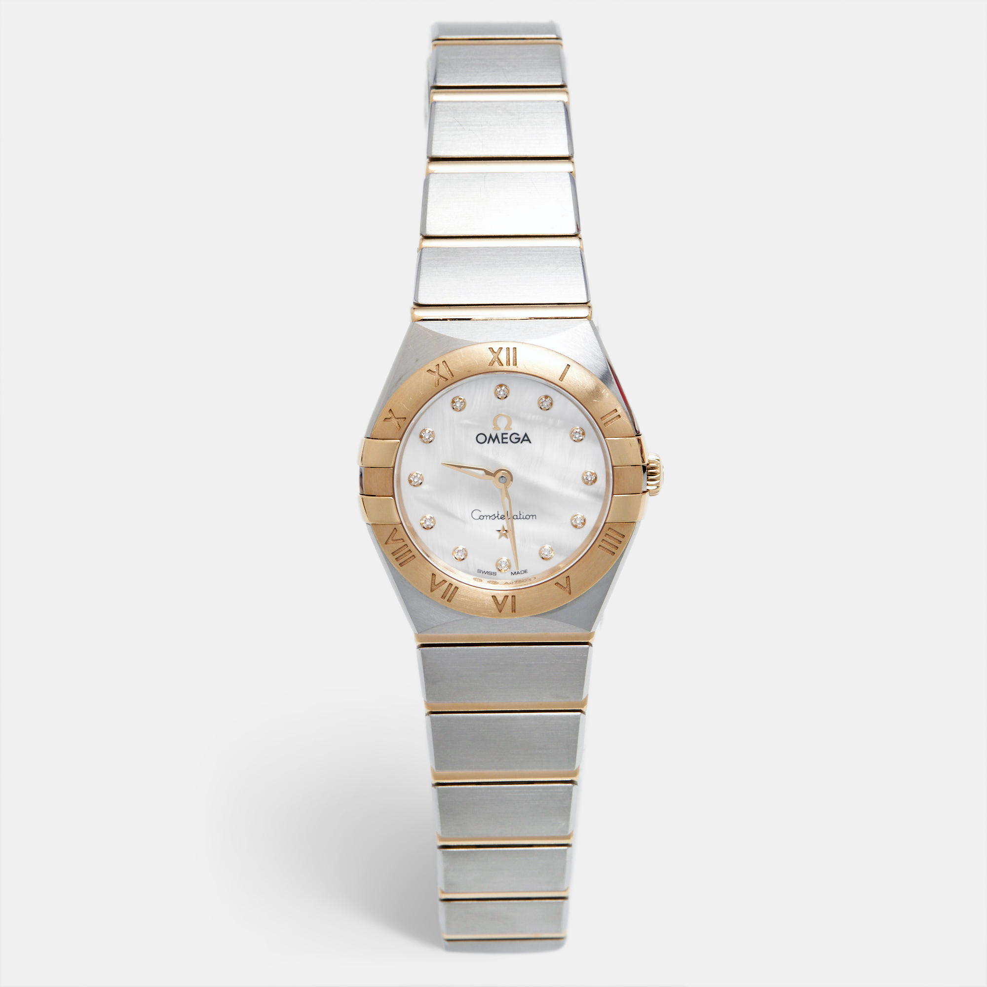 

Omega Mother Of Pearl Diamond, Silver