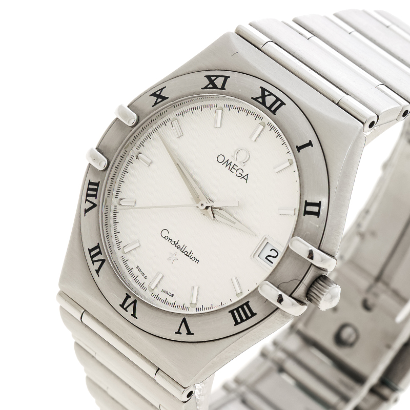 

Omega Silver White Stainless Steel Constellation