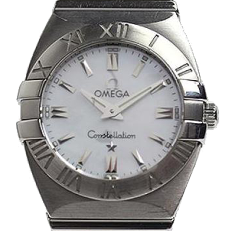 

Omega MOP Stainless Steel Constellation Double Eagle Women's Wristwatch, White