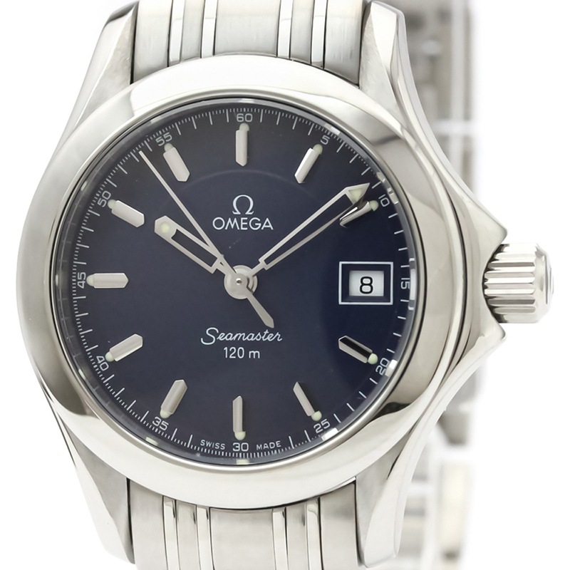 

Omega Blue Stainless Steel Seamaster Jacques Mayol