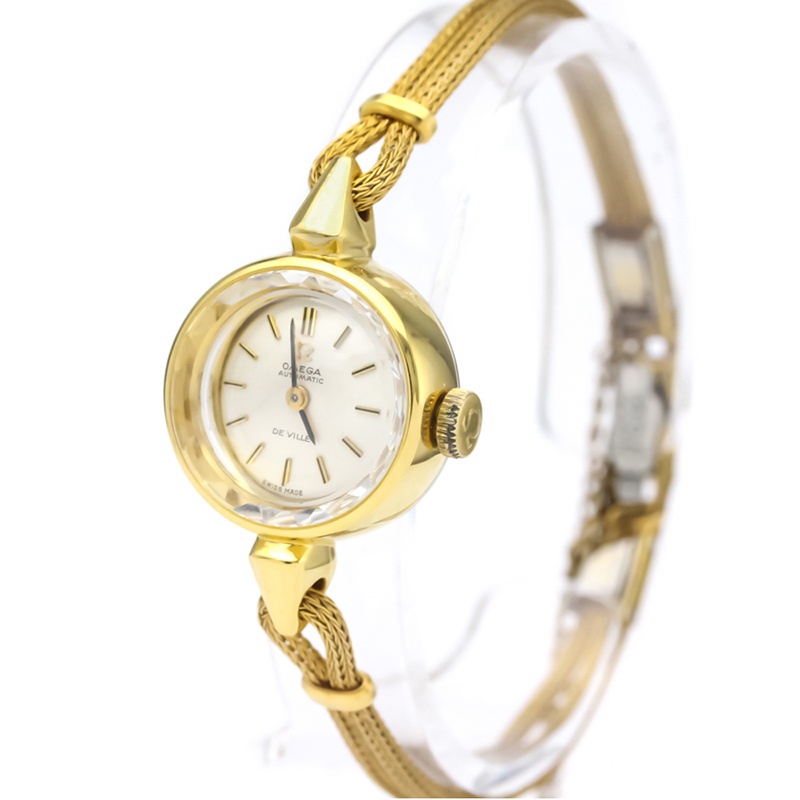 

Omega Silver Gold Plated Stainless Steel De Ville