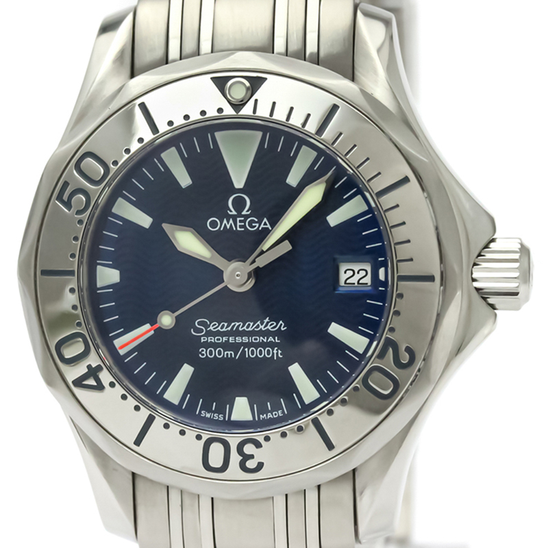 

Omega Blue Stainless Steel Seamaster Professional