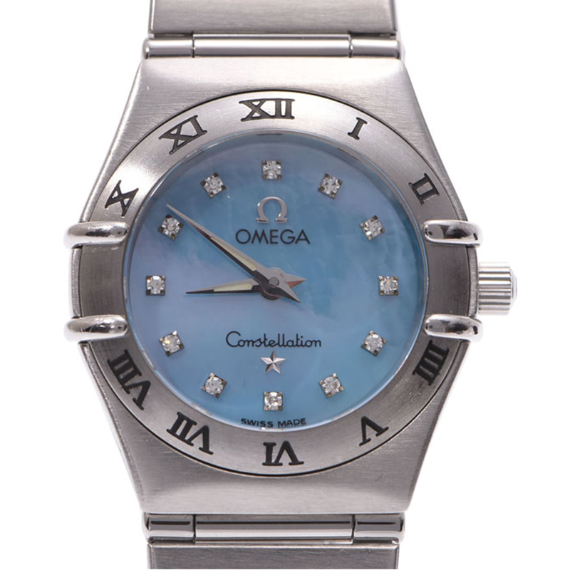 

Omega Blue Stainless Steel Constellation