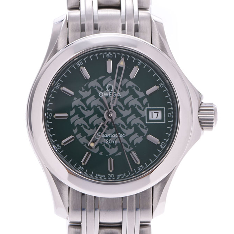 

OMEGA Green Stainless Steel Seamaster
