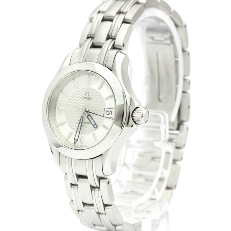Omega Silver Stainless Steel Seamaster 120M 2581.31 Women's Wristwatch 26 MM