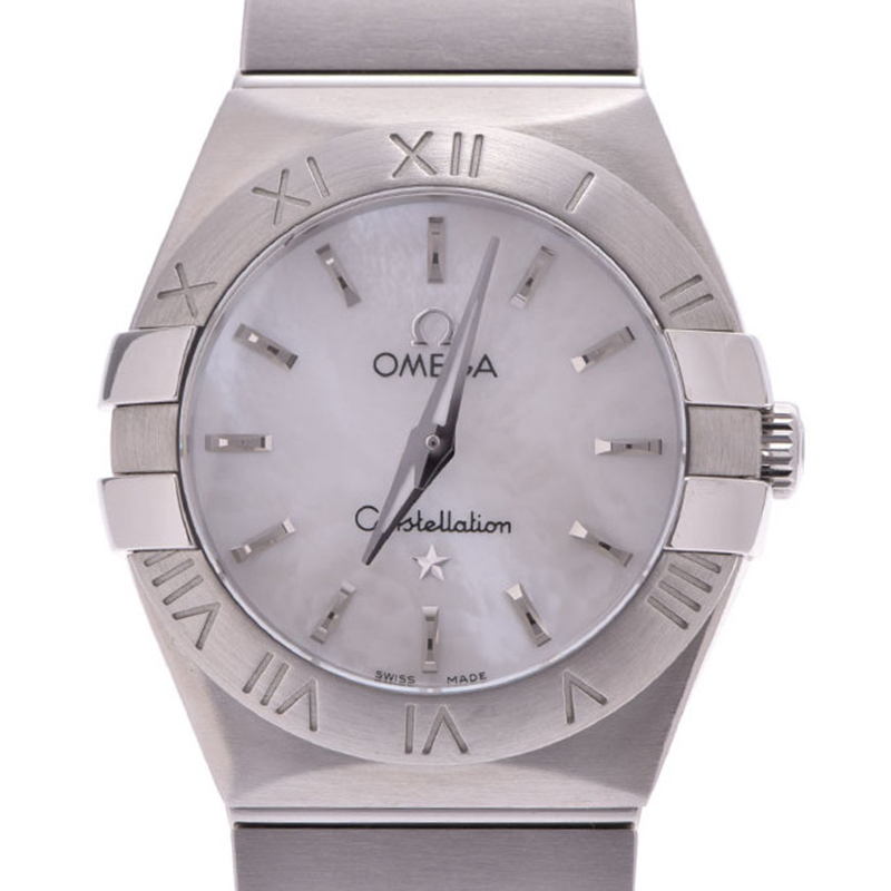 

Omega MOP Stainless Steel Constellation, White