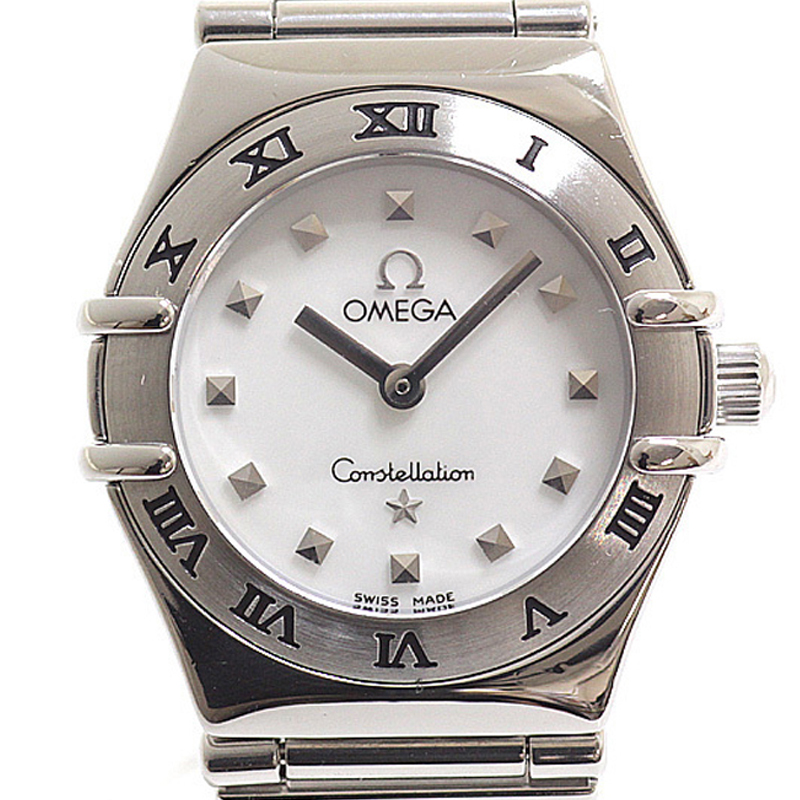 

Omega White Stainless Steel Constellation