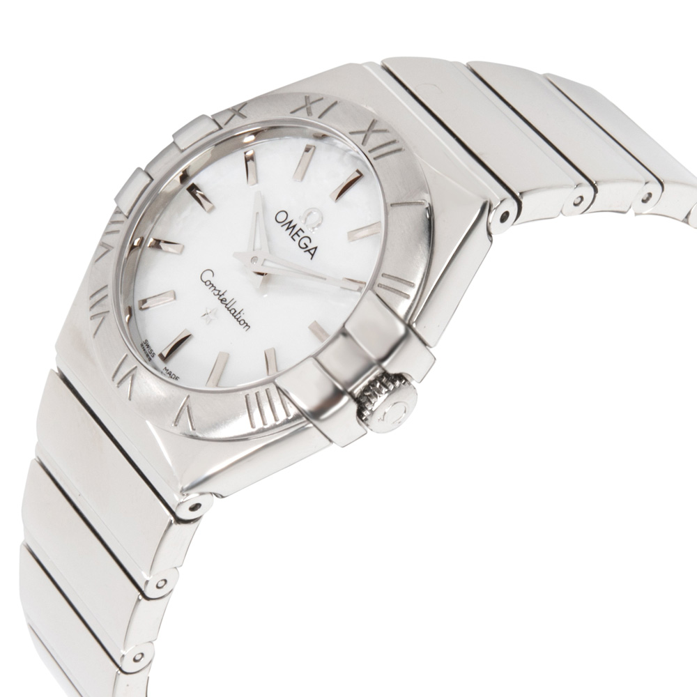 

Omega White Stainless Steel Constellation