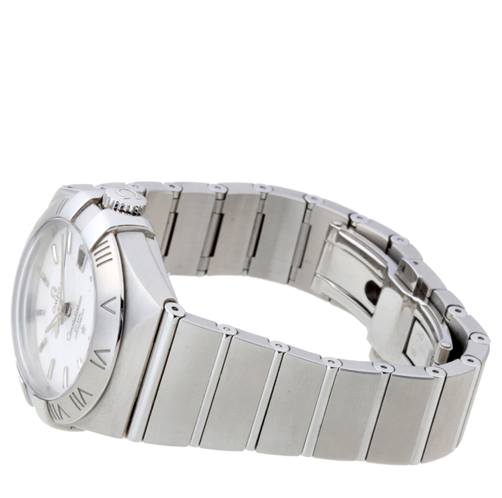 

Omega MOP Stainless Steel Constellation123.10.31.20.05.001 Women's Wristwatch, White