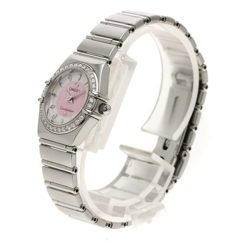 

Omega Pink MOP Diamonds Stainless Steel Constellation