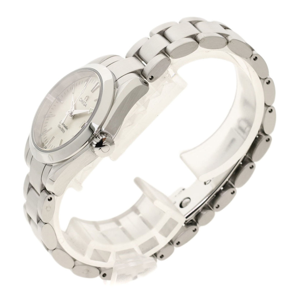 

Omega Silver Stainless Steel Seamaster Aqua Terra