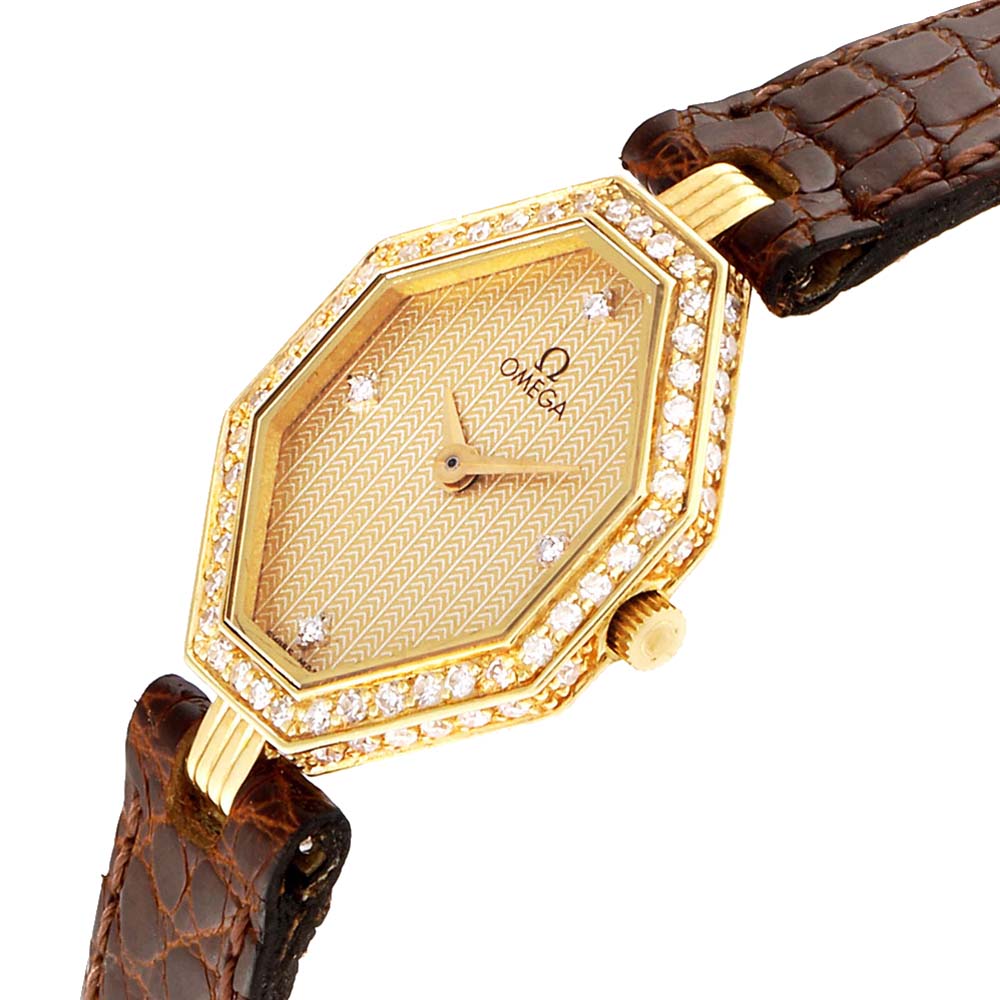 

Omega Champagne Diamond, Yellow