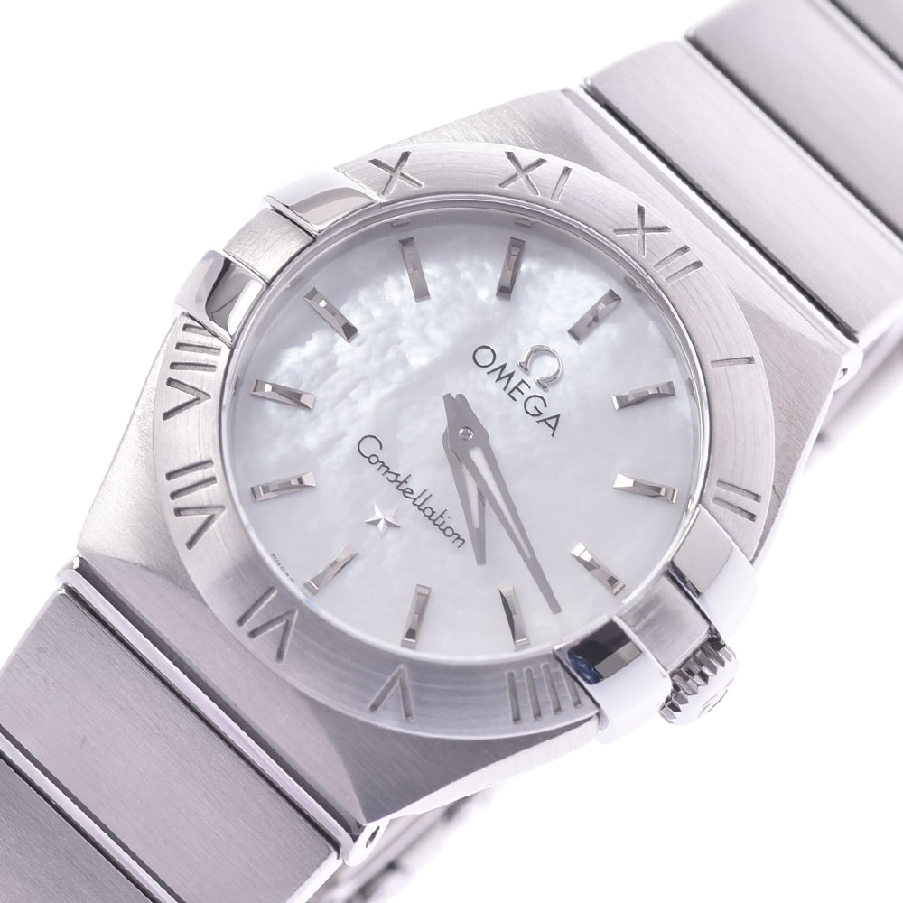 

Omega MOP Stainless Steel Constellation, White