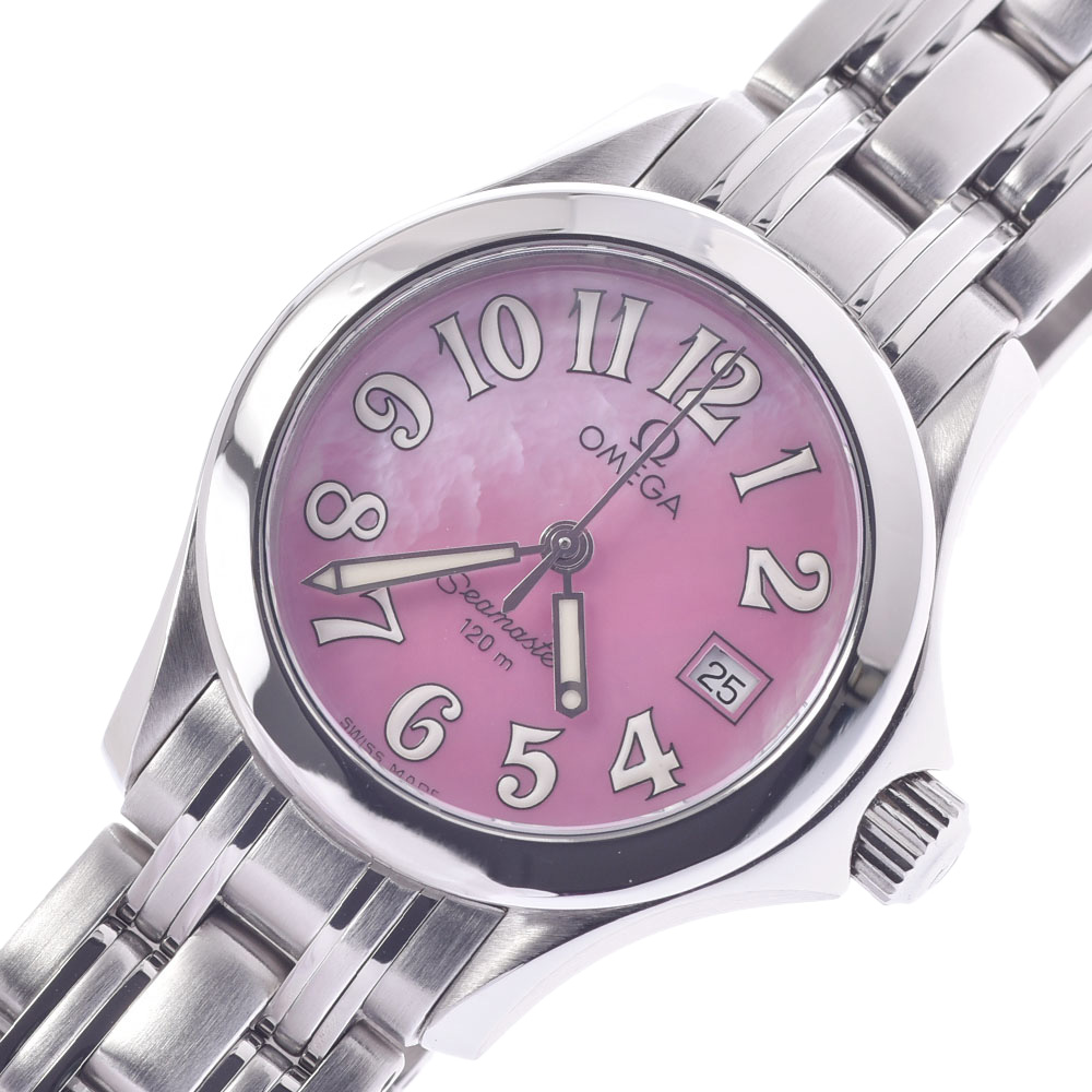 

Omega Pink MOP Stainless Steel Seamaster