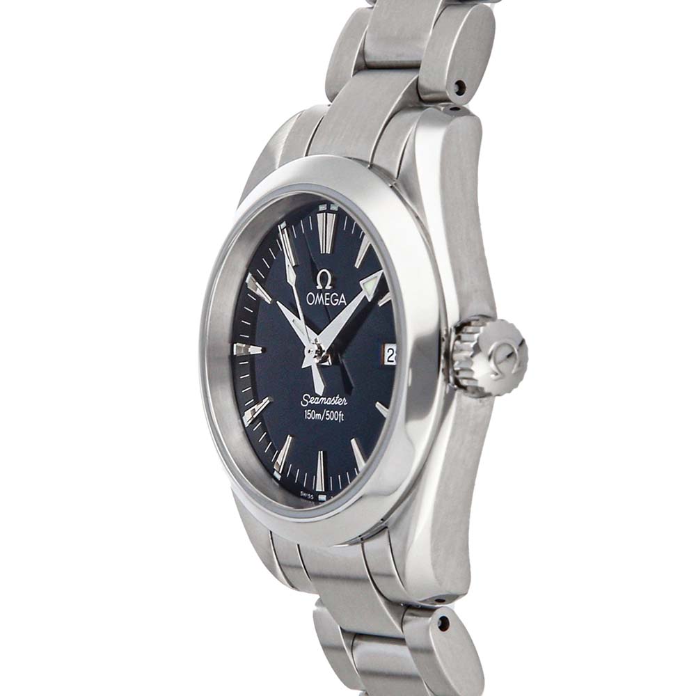 

Omega Blue Stainless Steel Seamaster Aqua Terra