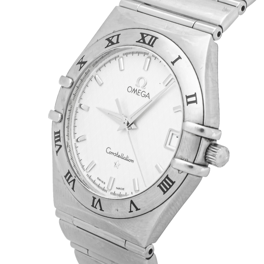 

Omega White Stainless Steel Constellation