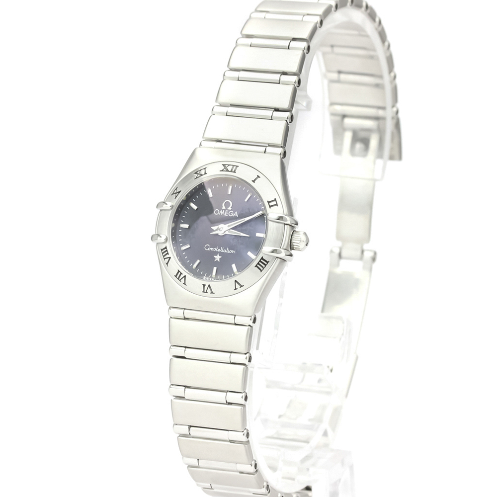 

Omega Black Stainless Steel Constellation 1562.40 Quartz Women's Wristwatch 22 MM