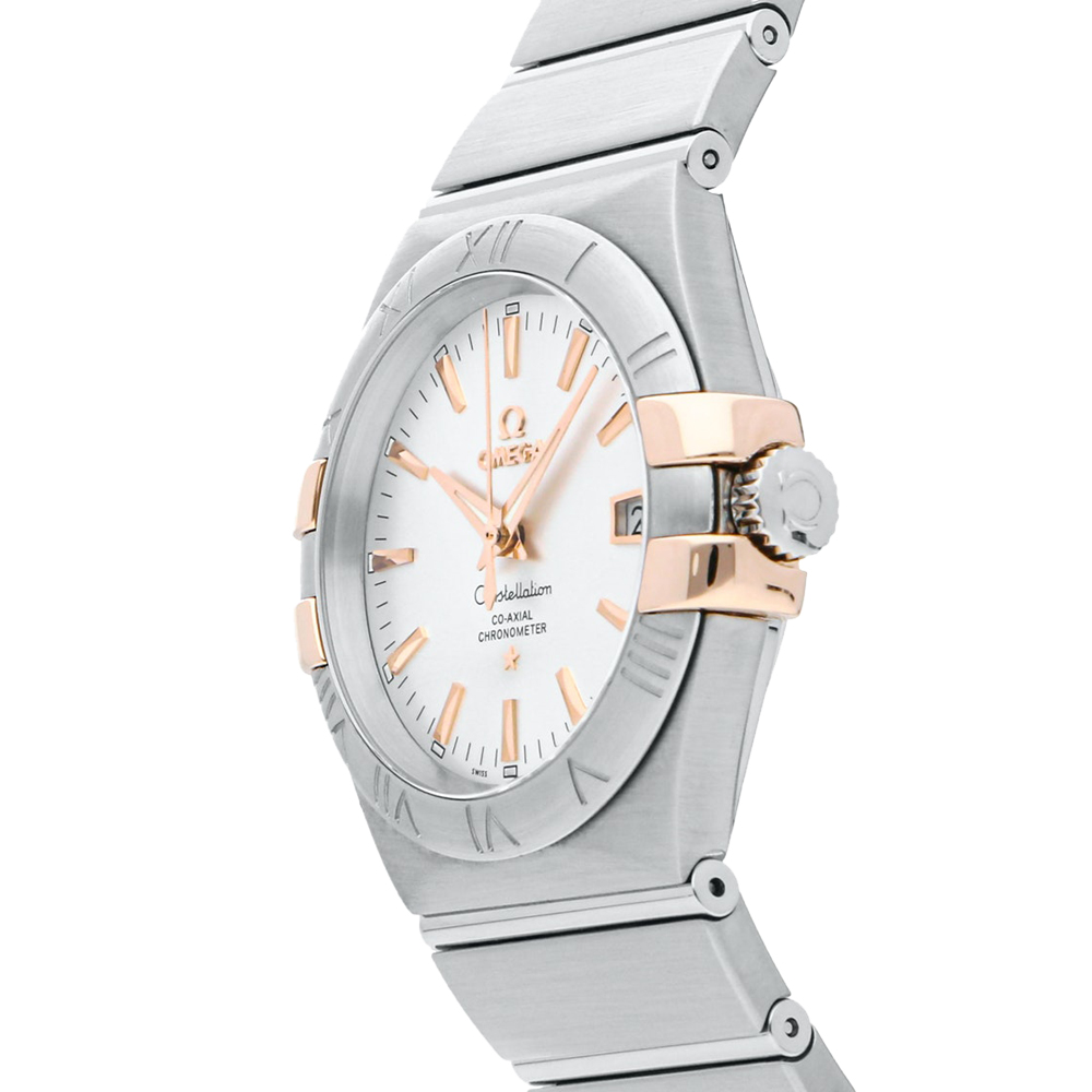 

Omega Silver Stainless Steel Constellation 123.20.35.20.02.003 Women's Wristwatch 35 MM