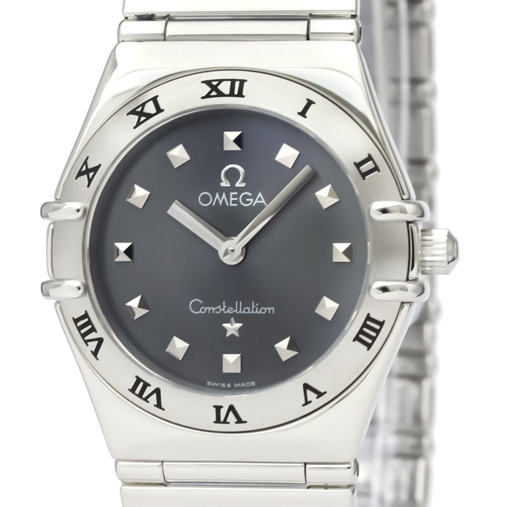 

Omega Grey Stainless Steel Constellation My Choice Quartz 1561.51 Women's Wristwatch 22 MM